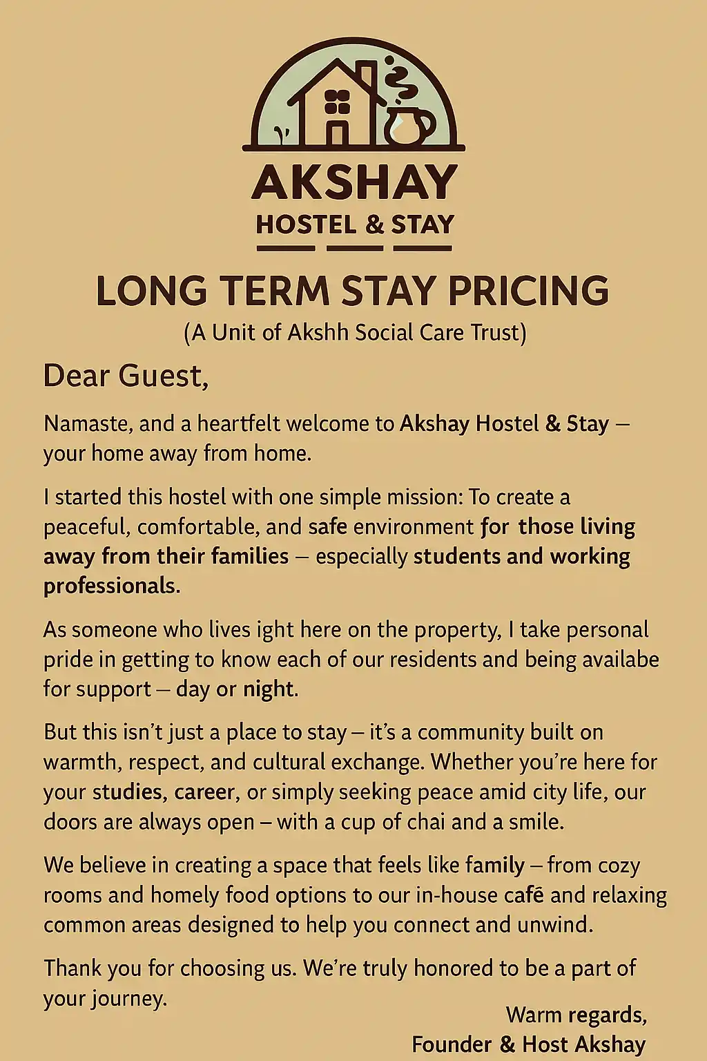Akshay Hostel & Stays Photo 1 Akshay Hostel & Stays Photo 1