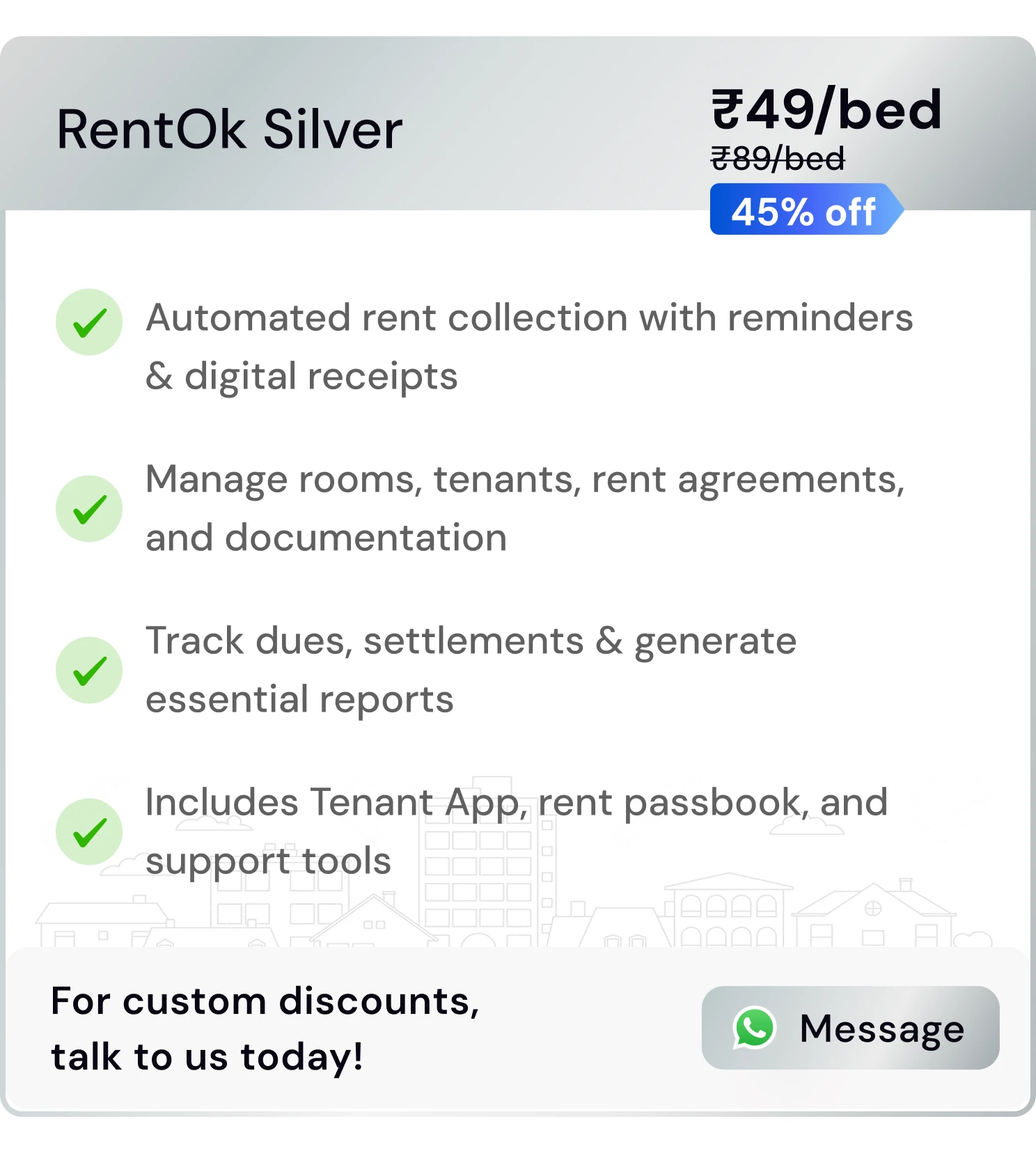 RentOk Silver Plan